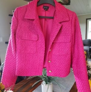 Nicole Miller Pink Blazer small